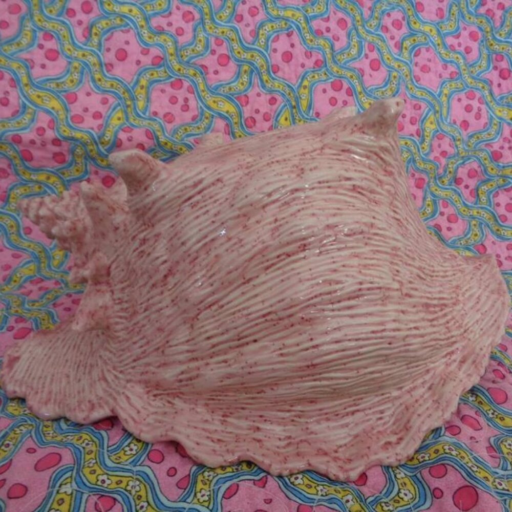 Firm Final price!*Pottery conch - Picture 2 of 8